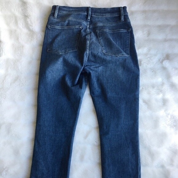 Frame Women's Le High Skinny Side Fray Jeans 30 Winter High Boots High Waist - Picture 5 of 13